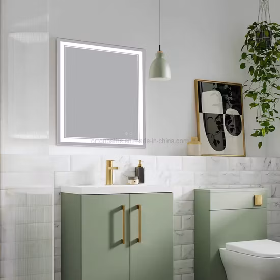 Blanco cálido/blanco puro SMD LED 18W Aplique de pared montado en superficie para baño encima del espejo